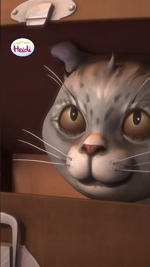 Die Katze erschreckt Heidi (VORSICHT SCHRECKHAFT)