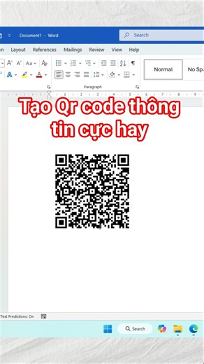 tạo Qr cực hay trong soạn thảo văn bản #excel #exceltips