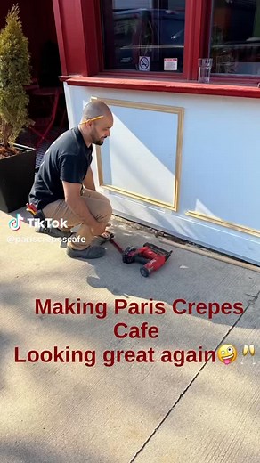 Getting a little face lift 🙏❤️🫶 | Paris Crepes Cafe