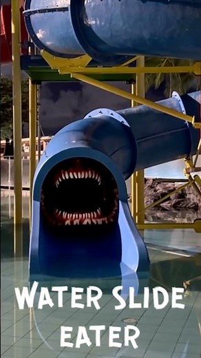 WATER SLIDE EATER IN REAL LIFE
