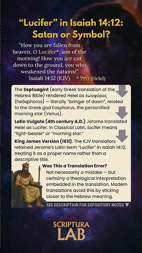 Is “Lucifer” REALLY Satan? | Isaiah 14:12 Explained