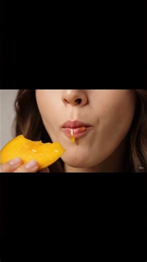 "ASMR Mango Eating | Juicy Lip Sounds & Soft Whisper Aesthetics