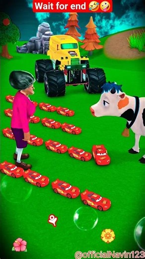 Scary Teacher vs Crazy Cow – FUNNY CHAOS! 🐄😂 #shorts #youtubeshorts #funny #trending #viral #cartoon