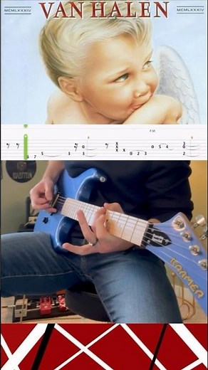 Drop Dead Legs w/ Tabs! - #vanhalen #1984 #guitartab #guitarlesson #kramerguitars