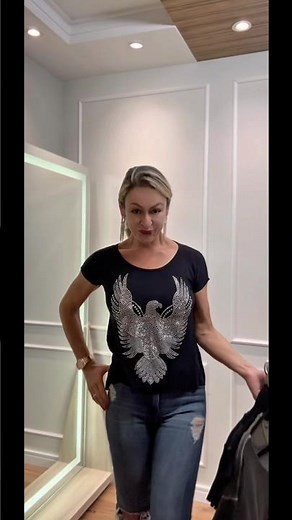 Tshirt águia #fenix #pedraria #taisrimoliconcept #confortoelegancia