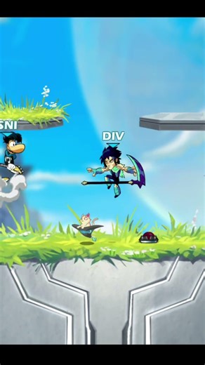 De lo que se salvaron el rayman y jiro #brawlhalla
