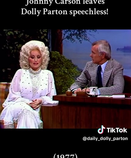 Dolly Parton Speechless: Johnny Carson's Iconic Joke (1977)
