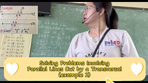 32 shares · 4 comments | Parallel Lines Cut by a Transversal (Example 2)#math #mathtutor #mathreview #mathlesson #mathskills #mathteacher #mathtinik #maampagayon | Mommy Eiram MiniVlog | Facebook