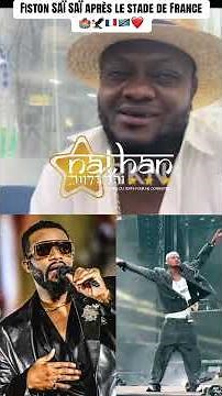 Fiston SAÏ SAÏ at Fally Ipupa's concert at the Stade de France 🏟️🦅🇫🇷