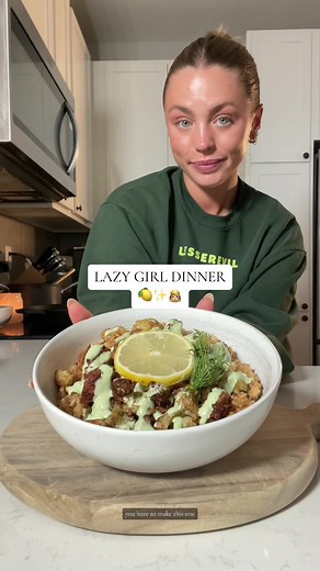 Lazy Girl Dinner Recipe with Chicken and Quinoa/Brown Rice
