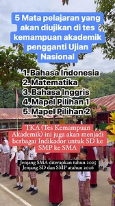 800K views · 1.8K reactions | Dari mata Pelajaran Ada yang Beda dengan Ujian Nasional 樂 #ujiannasional #teskemampuanakademik #guru #pendidikan #reelsviral #gyp #semuaorang | Ninie Wahliani | Facebook
