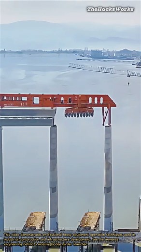 How Giant Bridges Are Built #heavyequipment #machinery #bridge #builder #infrastructure