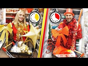 I buy everything gold vs. he buys everything red - 10 Minutes Challenge | Sophie Fantasy