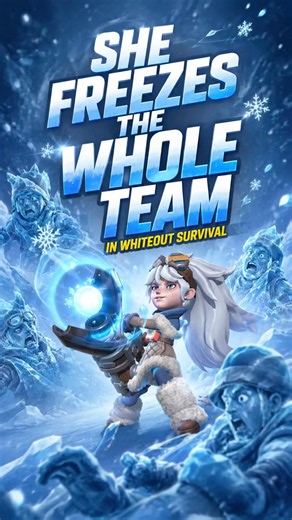 This Hero Freezes Enemies and Tanks Damage at the Same Time😱 #whiteoutsurvival #shorts