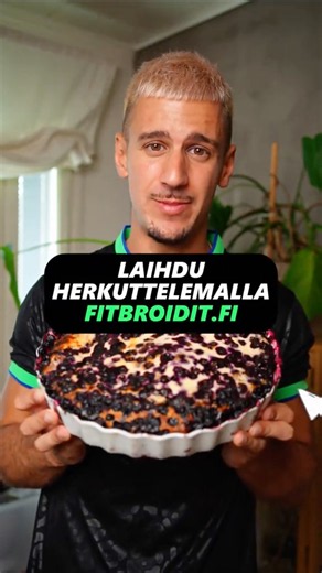 Fitbroidien mustikkapiirakka! 😍