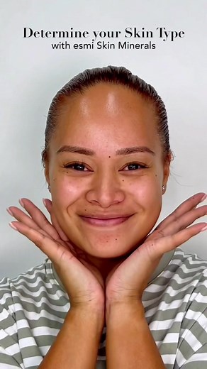 How to determine your Skin Type with esmi Skin Minerals 🤍💙 #skincare #fyp #esmiskinminerals