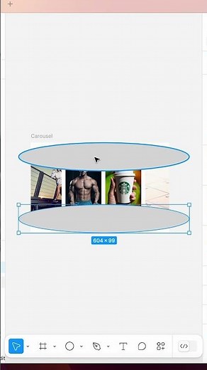3d carousel in figma using smart animate #figma #uidesign #designtrends -#viralvideo #trending