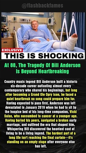 At 88, The Tragedy Of Bill Anderson Is Beyond Heartbreaking #shorts