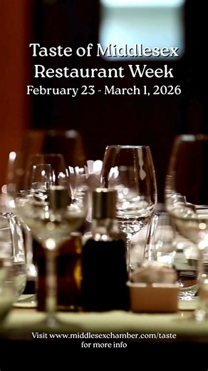 🍴🎉 It’s Here — Taste of Middlesex Has Officially Begun! 🎉🍴 The wait is over! From now through March 1, restaurants throughout Middlesex County are inviting you to pull up a chair and enjoy specially crafted three-course prix fixe menus designed to showcase their best bites and boldest flavors. This annual celebration of our local dining scene gives you the perfect opportunity to try somewhere new — or fall in love all over again with a favorite spot — at a great value. ✨ Two price points to 