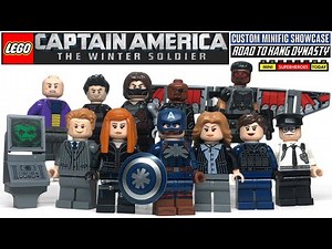 LEGO CAPTAIN AMERICA: THE WINTER SOLDIER Custom Minifig Showcase (Road to AVENGERS DOOMSDAY Updated)