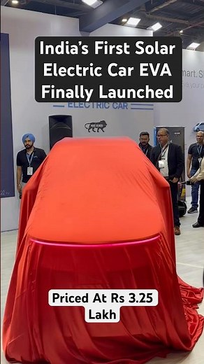 Vayve Eva: India’s First Solar-Powered Electric Car Launched at ₹3.25 Lakh | Features & Details