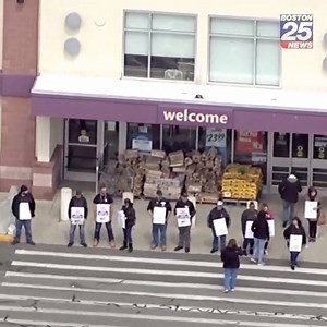 144K views · 1K reactions | WATCH: Stop & Shop workers across New England have walked off the job and are officially on strike! boston25.com/2UaqizQ | Boston 25 News | Facebook