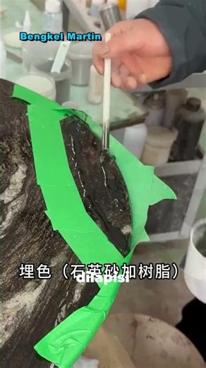 Creative Ideas for Repairing a Broken Stone Table #creativeideas #latestcreativeideas