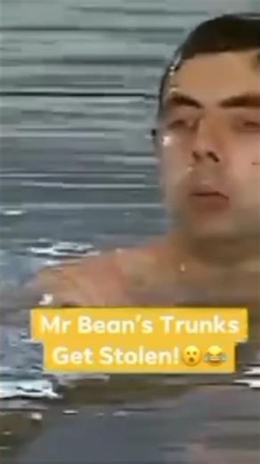 Mr Bean's Swimming Trunk Incident 😂 | Mr Bean #Shorts