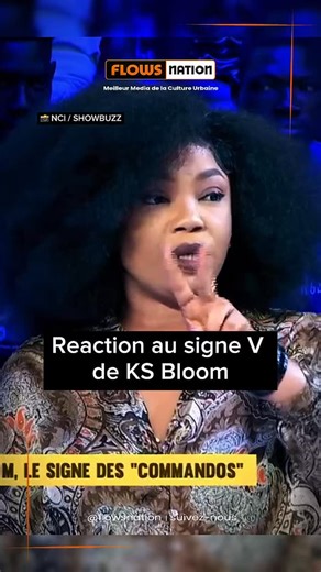 Flows Nation on Instagram: "Pour Mymy blonde, le signe V de Ks Bloom est un moyen efficace pour évangéliser et rassembler les enfants de Dieu"
