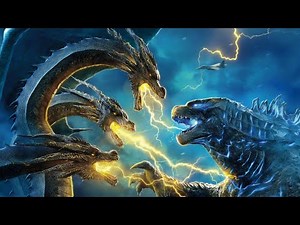 Titan Godzilla fights with a three headed dragon, to become the king of the monsters