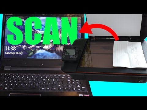 HOW TO SCAN USING HP PRINTER