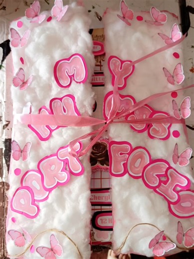 Pink Butterfly Theme Portfolio Showcase