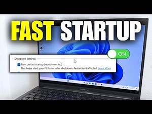 How To Turn On Fast Startup Windows 11 (2025)