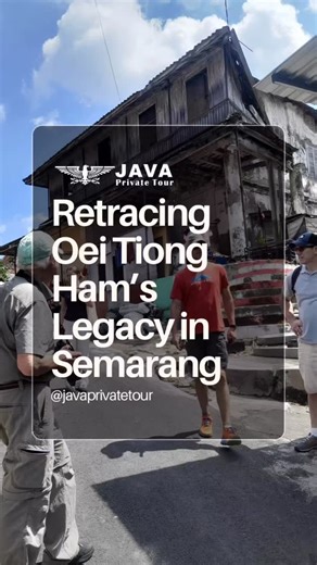 Java Private Tour on Instagram: "Not every journey is about sightseeing. Some are about identity and legacy. Ting-Pau Oei, a global healthcare CEO, came to Semarang with his family to retrace the footsteps of Oei Tiong Ham — sharing the same family name and a deep curiosity about the past. From historic business districts and Kota Tua to the spiritual calm of Sam Poo Kong, this private journey was about reconnecting history with the present. This is how meaningful travel should feel. #HeritageJo