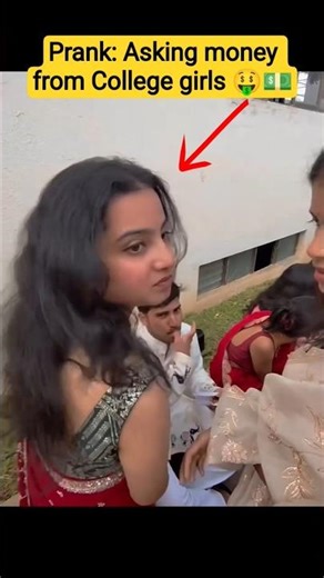 Money Prank on College Girls 😂😂 #funnnyprank #socialexperiment