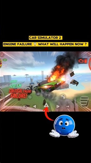Engine Failure 😱 What Will Happen Now ? | car simulator 2 new 2026 | #carsimulator2 #shorts