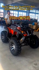 China Factory sell 250cc Bull ATV Quad bike Water-cooled engine, shaft drive, 4x2wd 4 gears with reverse Optional : winch, Music player, Bluetooth speaker WhatsApp 8618565119998 emaxbike2016@gmail.com | Emax Motorcycle Co.,Ltd