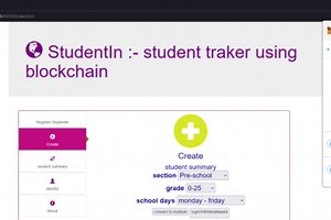 A blockchain based QR method which track student's progress