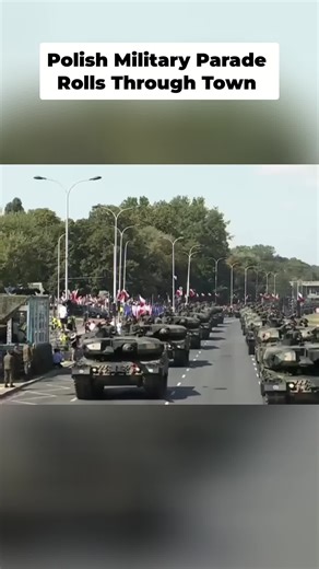 Epic military parade in Poland! The tanks and soldiers are so impressive. 🇵🇱 #MilitaryParade #Poland #Tanks #Soldiers #PolishArmy #military #army #miltok