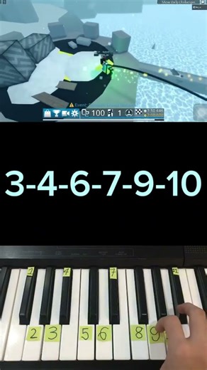 Snowy Stronghold FE2 Piano Tutorial #piano #roblox