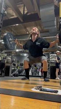 Squatting 155 lbs - Leg Day Drop Set
