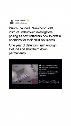 Live Action on Instagram: "Planned Parenthood commits human rights abuses against children, born and preborn. This evil corporation shouldn’t exist."