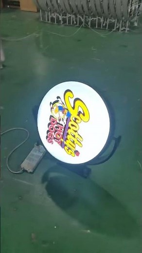 Custom LED revolving sign with your logo and size