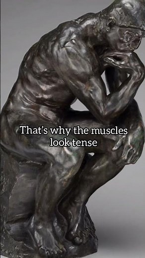 The Thinker Isn’t What People Think.#history #darkhistory #art
