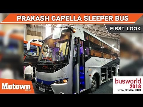 Prakash Capella | First Look | BusWorld India 2018 | Motown India