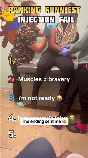 Ranking funniest injection fails 🥲