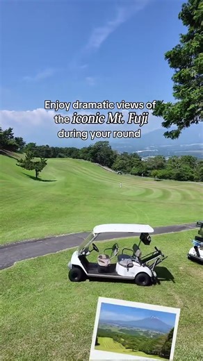 Would you play this budget-friendly Fuji course in Japan?🤔 #japangolf #golfswing #japantravel #golf