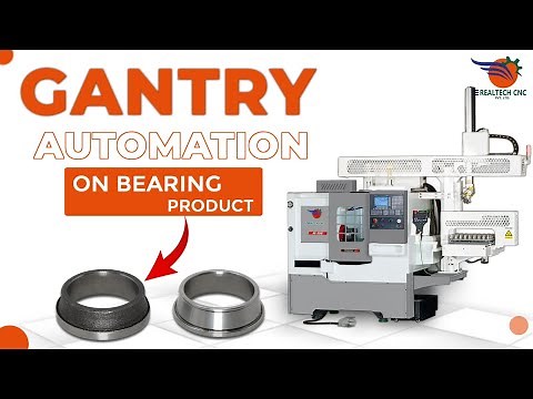 CNC Gantry Machine Full Automation With Bearing Product VD - 427 #CNC #realtechcnc