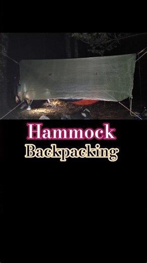 Hammock Backpacking Tip