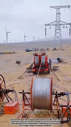 Best Innovative Power Line Stringing Machine System: Steady High-Tension Control
